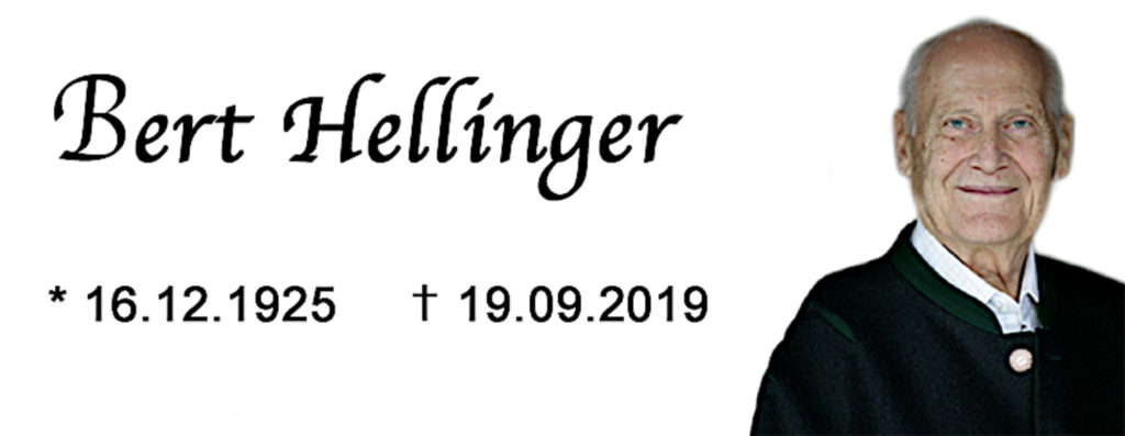 Bert Hellinger grondlegger familieopstellingen